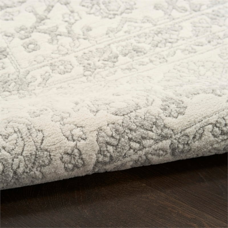 Nourison Home Grace 5' x 7' Polyester Grey Area Rug