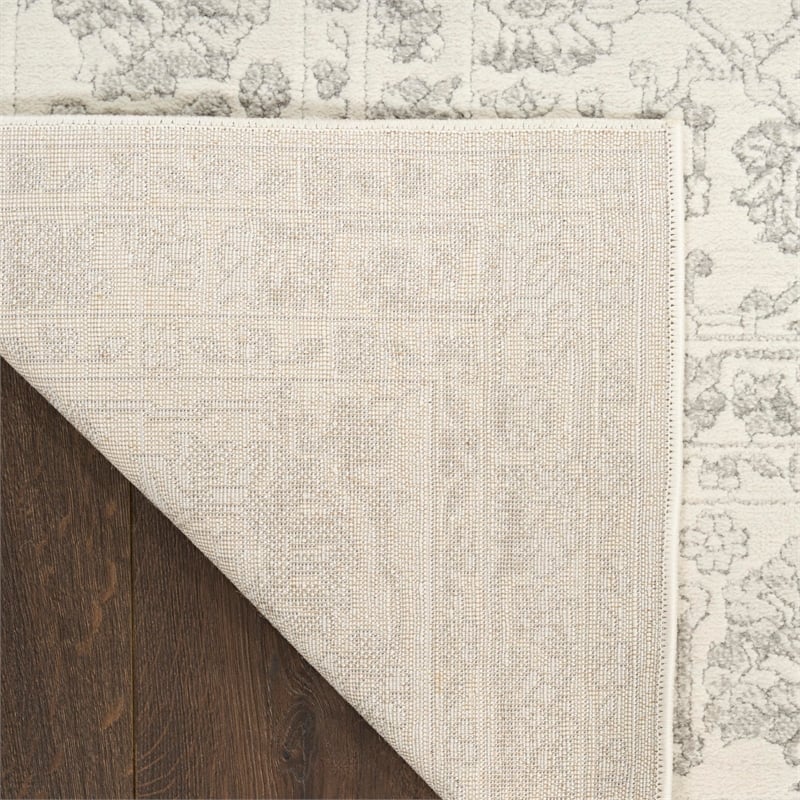 Nourison Home Grace 5' x 7' Polyester Grey Area Rug