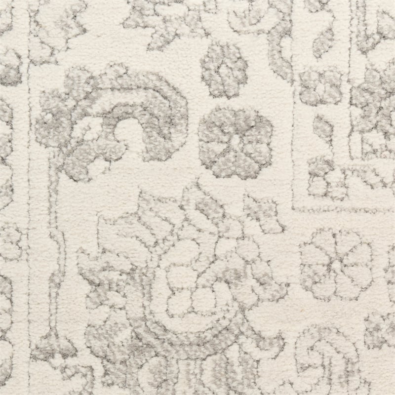 Nourison Home Grace 5' x 7' Polyester Grey Area Rug