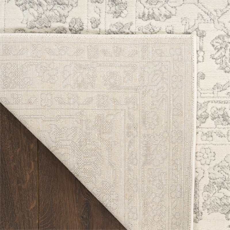 Nourison Home Grace 5' x 7' Polyester Grey Area Rug