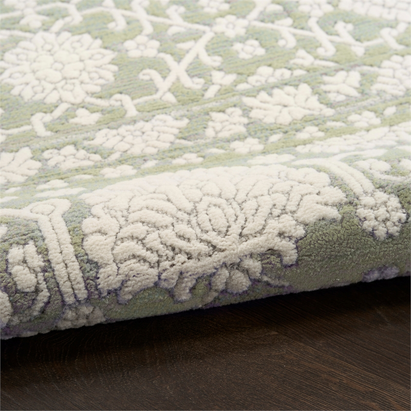 Nourison Home Grace 5' x 7' Polyester Sage Area Rug