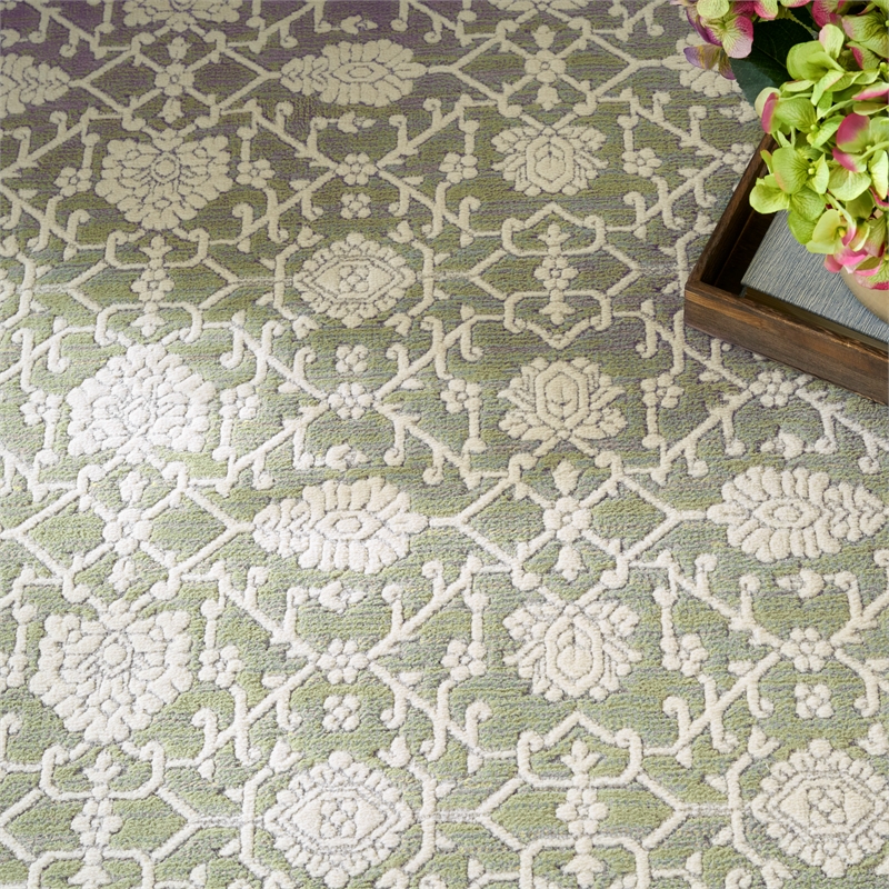 Nourison Home Grace 5' x 7' Polyester Sage Area Rug