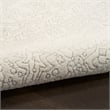 Nourison Home Grace 5' x 7' PolyesterIvory Light Grey Area Rug
