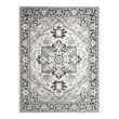 Nourison Home Dekor 5' x 7' PolyesterIvory Charcoal Area Rug