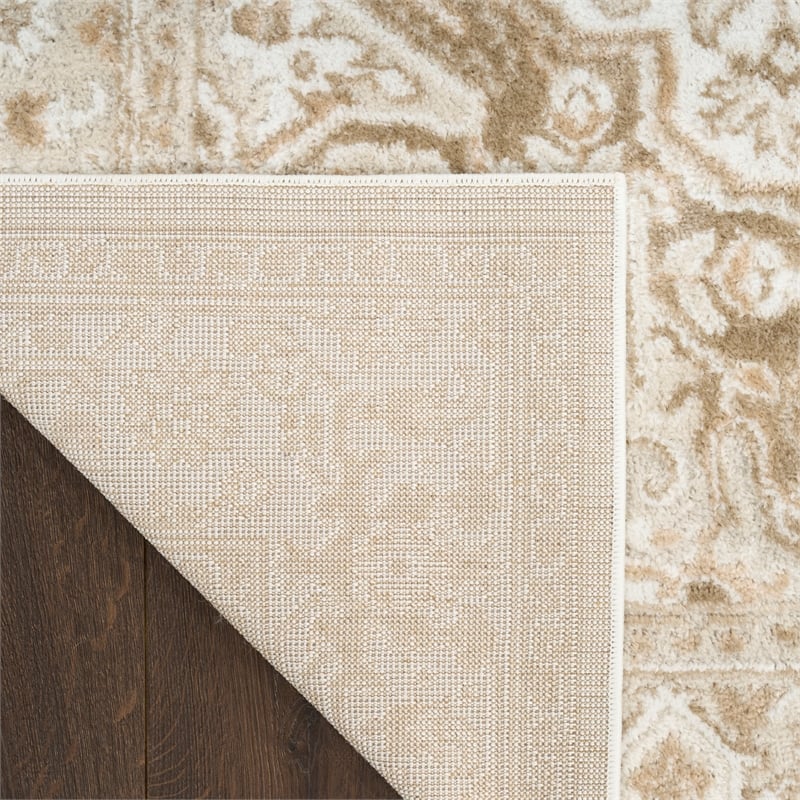 Nourison Home Dekor 5' x 7' Polyester Ivory Taupe Area Rug