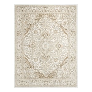 Nourison Home Dekor 5' x 7' Polyester Ivory Taupe Area Rug