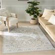 Nourison Home Dekor 5' x 7' Polyester Light Grey Area Rug