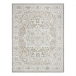 Nourison Home Dekor 5' x 7' Polyester Light Grey Area Rug