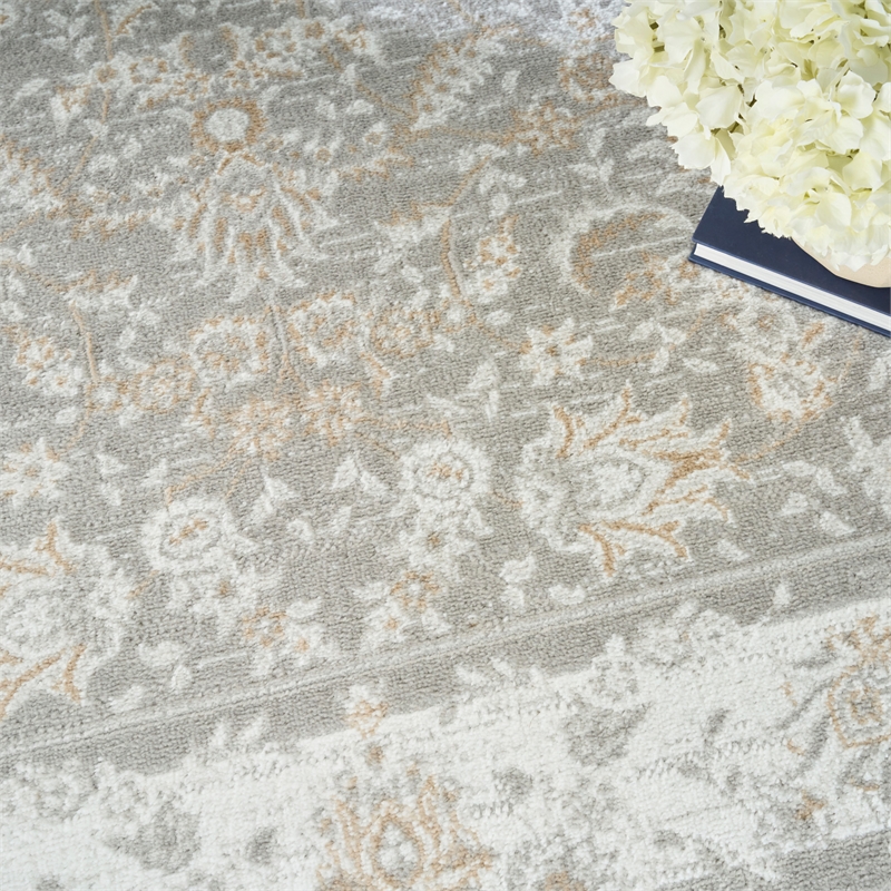 Nourison Home Dekor 5' x 7' PolyesterIvory Area Rug