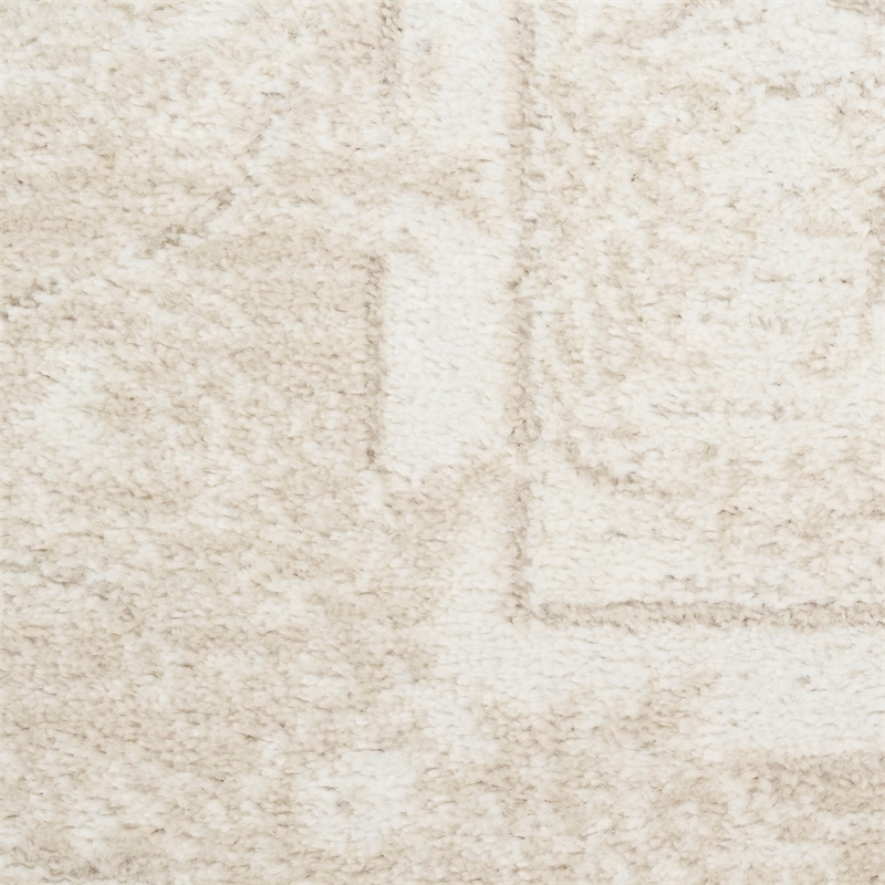 Nourison Home Dekor 5' x 7' Polyester Ivory Taupe Area Rug