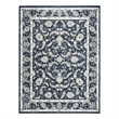 Nourison Home Dekor 5' x 7' Polyester Slate Ivory Area Rug