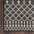 Nourison Positano 4' x 6' Fabric Black Area Rug