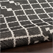 Nourison Positano 4' x 6' Fabric Black Area Rug