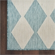 Nourison Home Positano 6' x 9' Fabric Aqua Area Rug