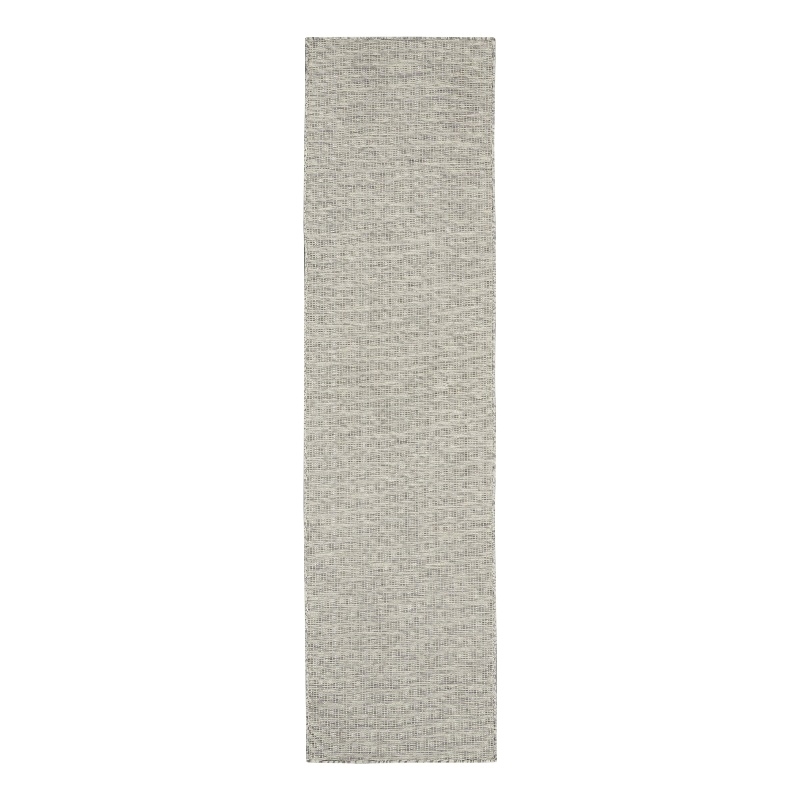 Nourison Home Positano 6' Runner Fabric Light Grey Area Rug