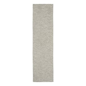 Nourison Home Positano 6' Runner Fabric Light Grey Area Rug