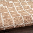 Nourison Home Positano 6' Runner Fabric Jute Area Rug