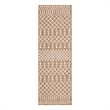 Nourison Home Positano 6' Runner Fabric Jute Area Rug