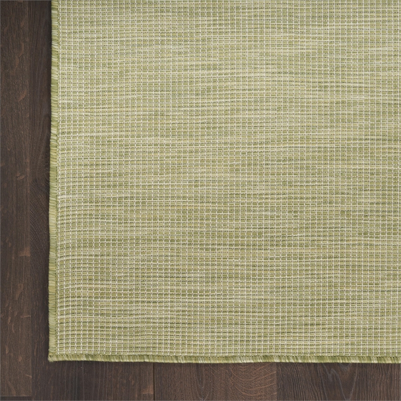 Nourison Home Positano 10' Runner Fabric Green Area Rug