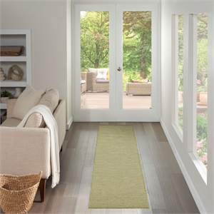 Nourison Home Positano 10' Runner Fabric Green Area Rug