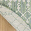 Nourison Home Positano 6' x Round Fabric Blue Green Area Rug
