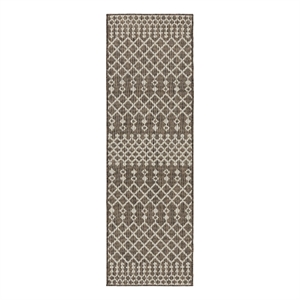 Nourison Home Positano 8' Runner Fabric Natural Area Rug