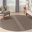Nourison Home Positano 6' x Round Fabric Natural Area Rug