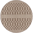 Nourison Home Positano 6' x Round Fabric Natural Area Rug