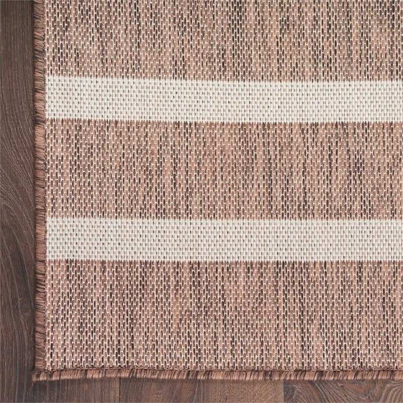 Nourison Home Positano 6' Runner Fabric Natural Ivory Area Rug