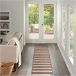 Nourison Home Positano 6' Runner Fabric Natural Ivory Area Rug