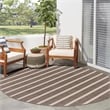 Nourison Home Positano 6' x Round Fabric Natural Ivory Area Rug