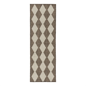 Nourison Home Positano 8' Runner Fabric Natural Area Rug