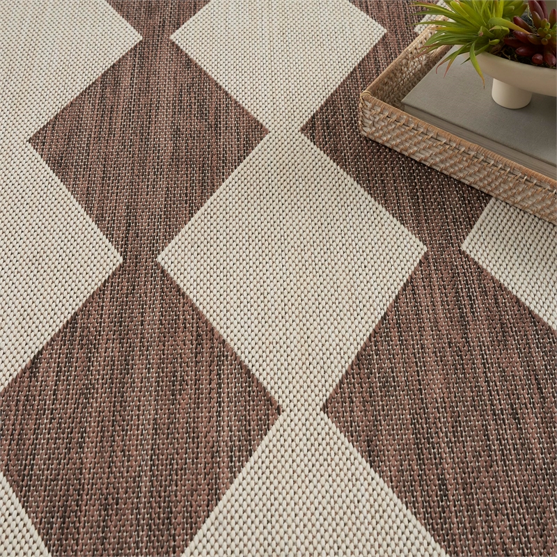 Nourison Home Positano 6' x Round Fabric Natural Area Rug