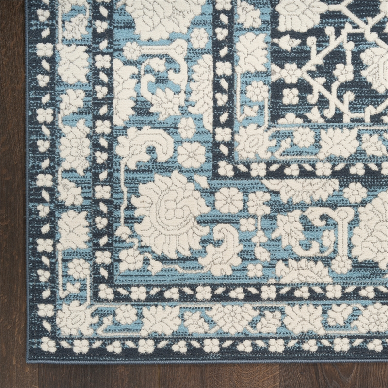 Nourison Home Grace 8' x 10' PolyesterBlue Area Rug
