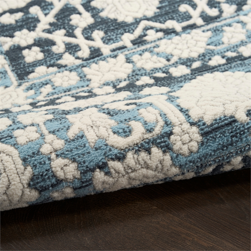 Nourison Home Grace 8' x 10' PolyesterBlue Area Rug