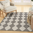 Nourison Home Positano 4' x 6' Fabric Charcoal Area Rug