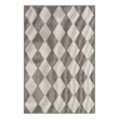Nourison Home Positano 4' x 6' Fabric Charcoal Area Rug