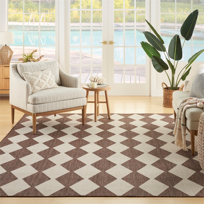 Nourison Home Positano 9' x 12' Fabric Natural Area Rug