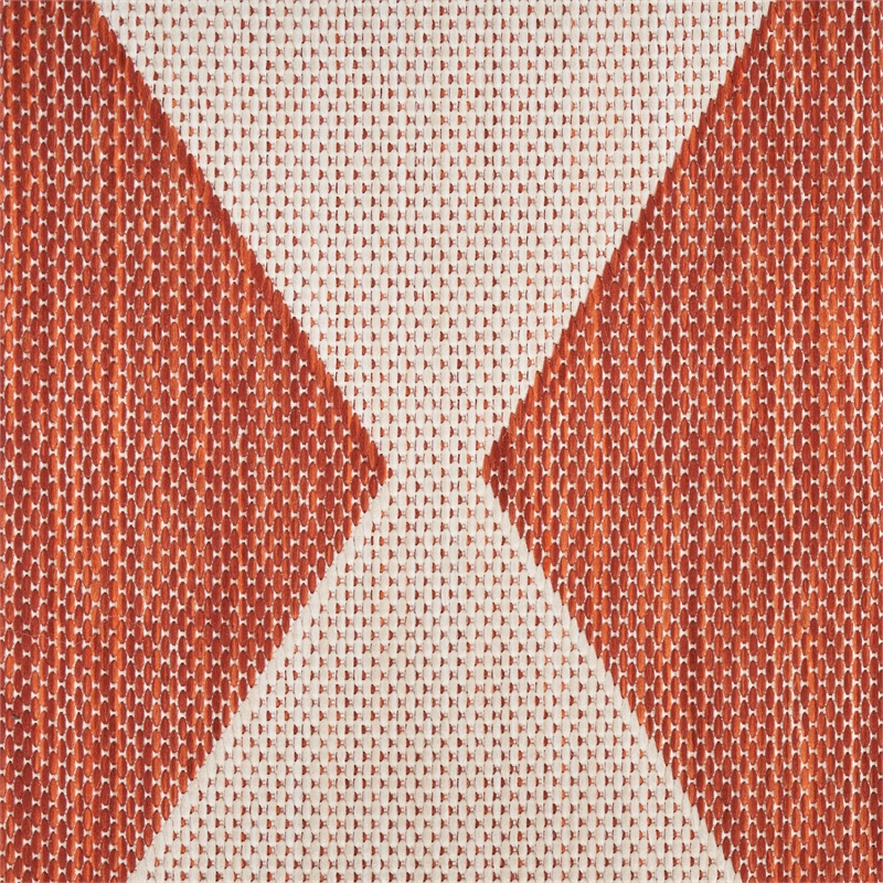 Nourison Home Positano 9' x 12' Fabric Terracotta Area Rug