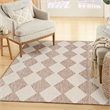 Nourison Home Positano 4' x 6' Fabric Beige Area Rug