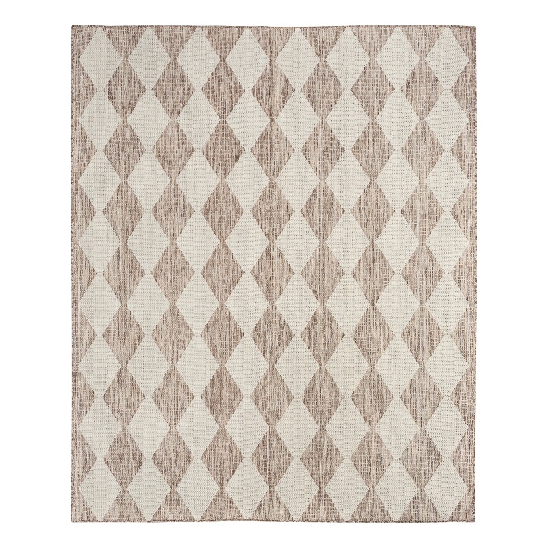Nourison Home Positano 5' x 7' Fabric Beige Area Rug