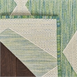 Nourison Home Positano 8' x 10' Fabric Blue Green Area Rug