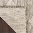 Nourison Home Positano 4' x 6' Fabric Light Grey Area Rug