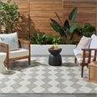 Nourison Home Positano 5' x 7' Fabric Light Grey Area Rug