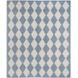 Nourison Home Positano 8' x 10' Fabric Navy Blue Area Rug
