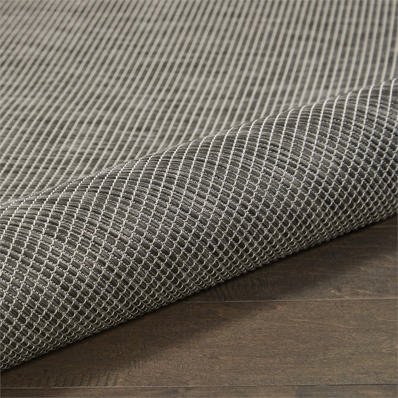 Nourison Home Positano 6' Runner Fabric Charcoal Area Rug