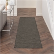 Nourison Home Positano 6' Runner Fabric Charcoal Area Rug