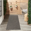 Nourison Home Positano 6' Runner Fabric Charcoal Area Rug