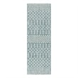 Nourison Home Positano 6' Runner Fabric Aqua Area Rug