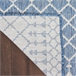Nourison Home Positano 6' Runner Fabric Navy Blue Area Rug